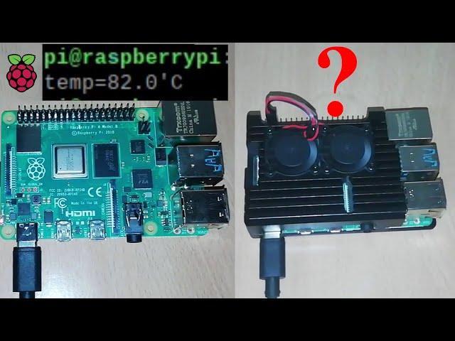 Raspberry pi 4 Case- Dual Fan Heat Sink Aluminium Armor | Thermal Testing