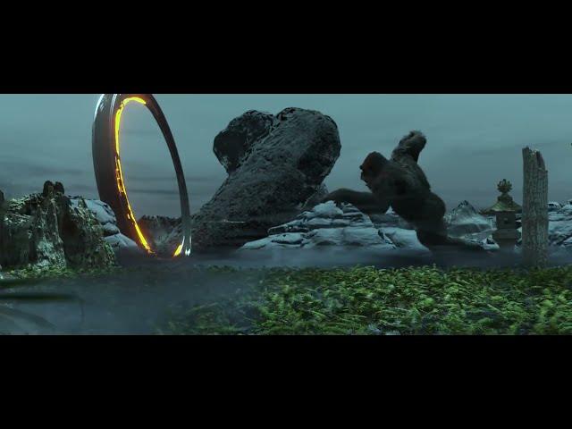 Creating Scene in Blender Trailer Godzilla vs. Kong