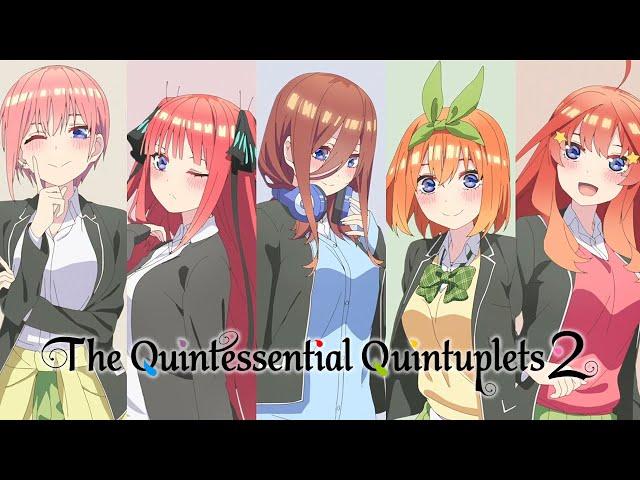 Gotoubun no Hanayome 2 / The Quintessential Quintuplets 2  Opening | Пять невест 2 опенинг