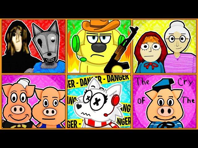 Unlocking SECRET 3 Little Pigs Tapes MORPHS in Roblox!