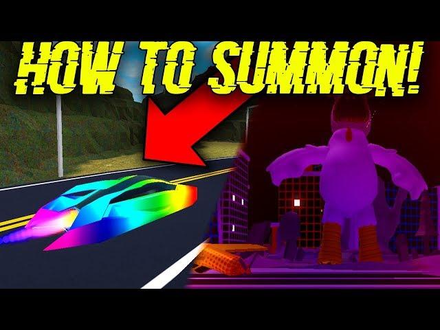 HOW TO SUMMON THE CHICKEN BOSS AND GET A FREE CAR! (BANSHEE) (ROBLOX MAD CITY)