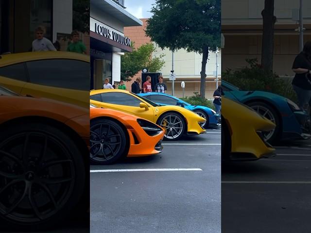 Skittles Supercar Lineup  #shortsyoutube #lamborghini #mclaren