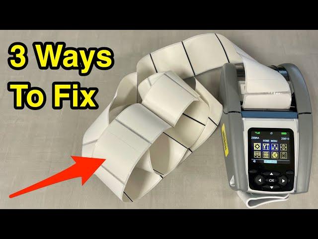 3 ways to fix skipping labels on thermal printers - Zebra, Brother, Demo, Epson, Casio.