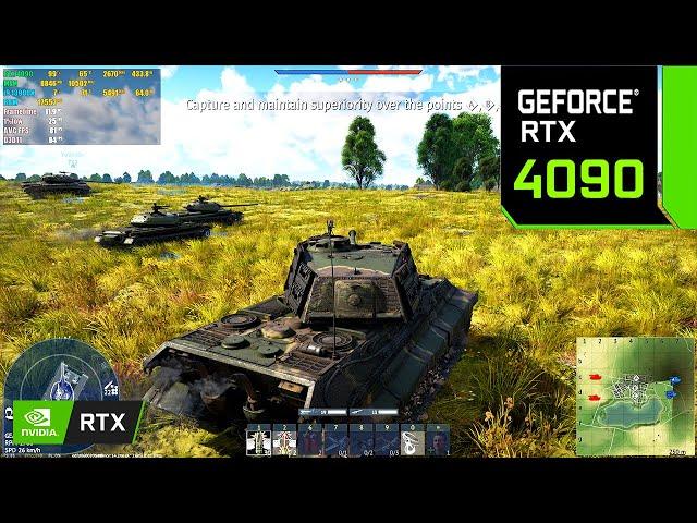 War Thunder : RTX 4090 24GB ( 4K Maximum Settings )