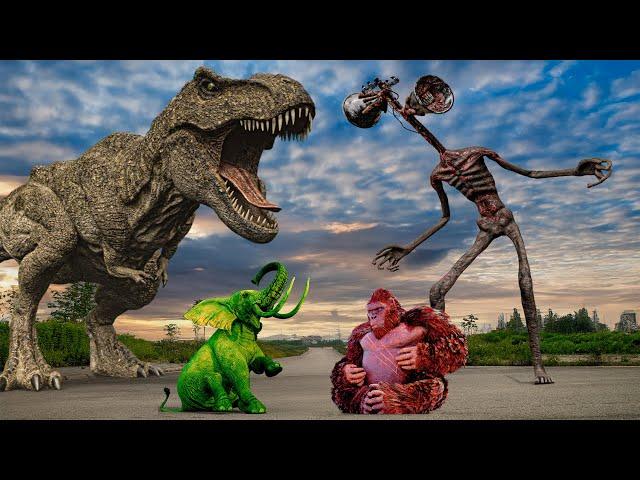 New DRAMATIC Attack Movies (2025): Evolution Of Siren Head VS T-Rex | Ultimate Showdown |Teddy Chase