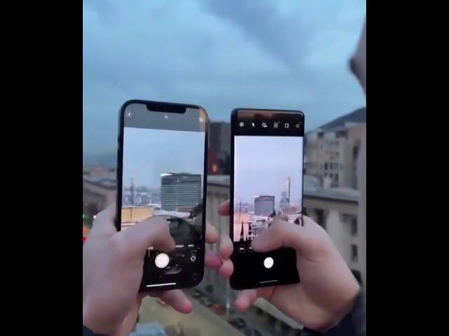 iPhone 12 Pro Max vs Samsang Galaxy S21 Ultra ll Zooming test#shorts 