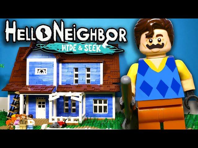 LEGO Hello, Neighbor: Hide and Seek / Stop Motion, Animation