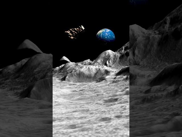 The moon and our earth #universe #spacetravel #planet