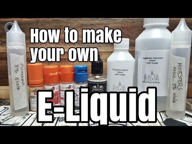 How to mix your own eliquid - Buy it, mix it, vape it - simples!