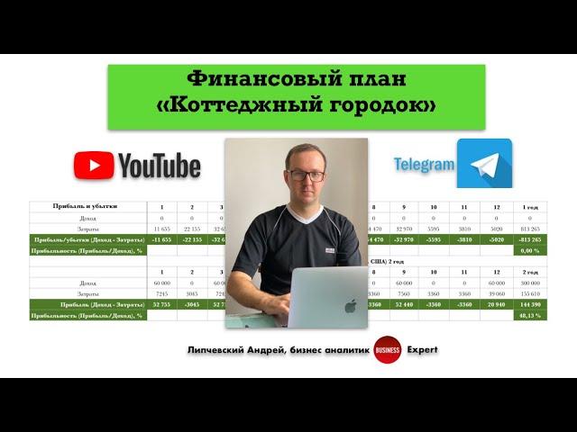 Финансовый план - Коттеджный городок