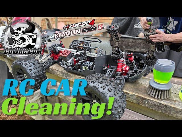 RC Car Cleaning (COWRC Parts & Chassis Cleaner