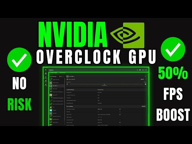 NEW GPU Overclock Setting - Huge FPS Boost! (100% Safe)