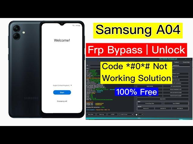 Samsung A04 Frp Bypass ADB Enable Fail | Samsung a04 frp unlock *# 0*# Not Working Solution | 2024