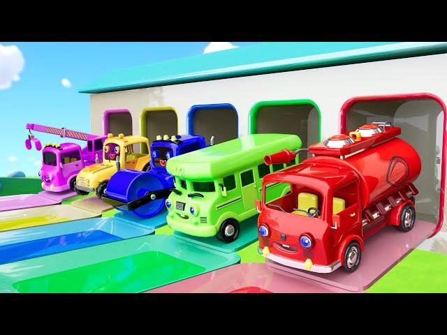 Learn Colors with Cars | Kids Cartoon | Color Songs | Bibabibo Nursery Rhymes & Kids Songs