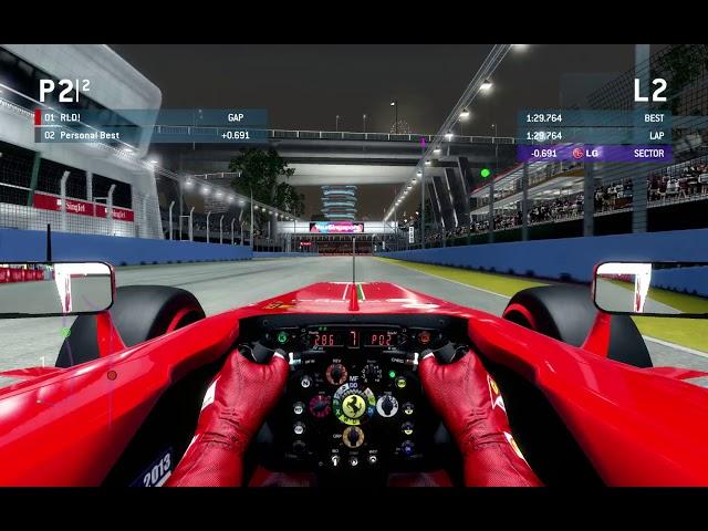 F1 2013. Grand Prix Singapore. Ferrari. Igor Nosov. Pole Lap 1:29.764