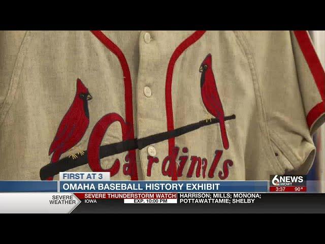 Omaha baseball history exhibit on display at The Center