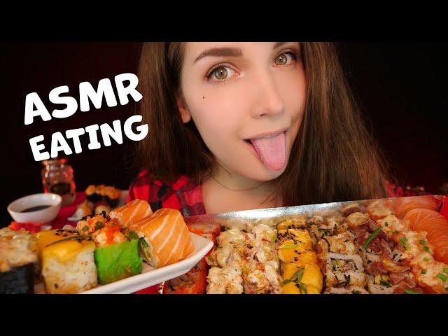 ASMR Roll & Sushi   EATING SOUNDS  