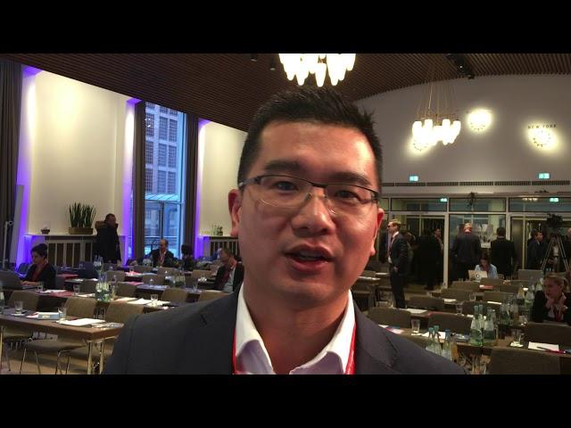 Michael Huynh from Branchspace at Hamburg Aviation Conference 2018