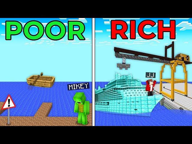 JJ and Mikey Build SEA PORT : NOOB vs PRO Battle in Minecraft Maizen!