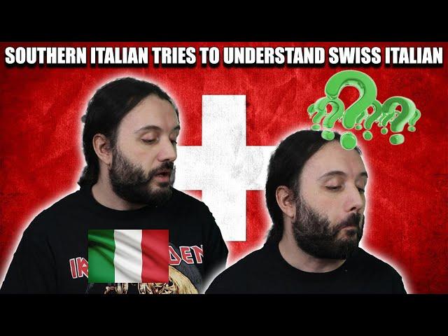 How Different Are Swiss Italian and Standard Italian? Southern Italian Tries to Understand