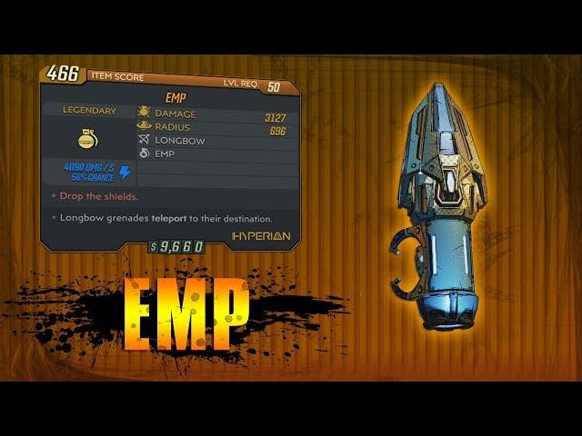 Borderlands 3 Legendary Guide | EMP