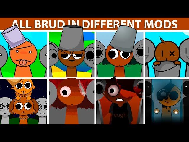 Incredibox Sprunki ALL BROWN BRUD in Different Mods