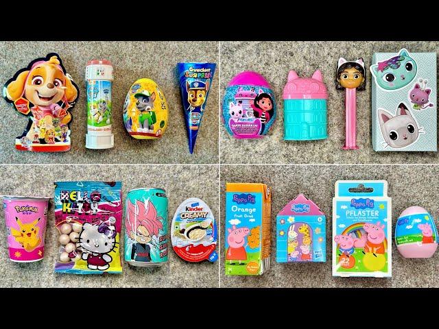 Peppa Pig ️ Gabby’s Dollhouse ️ Paw Patrol Candy ASMR | Lollipop Surprise Egg & Toys Unboxing