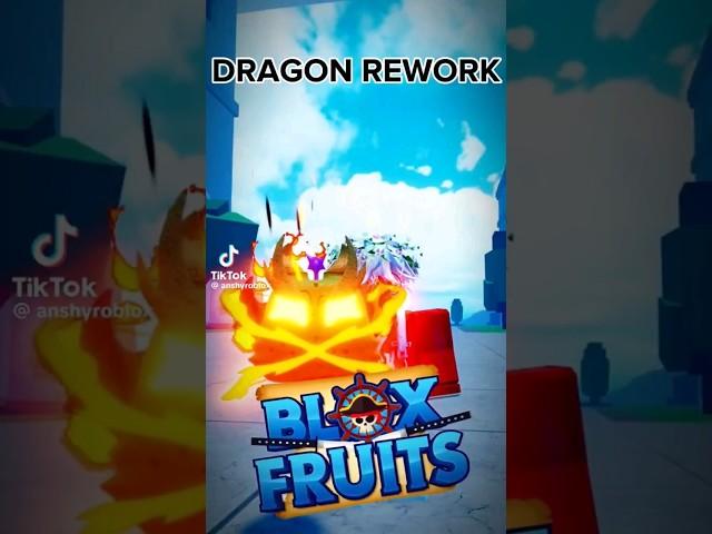 New Dragon Rework Showcase... #roblox #bloxfruits