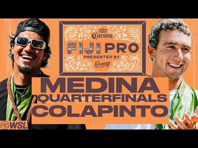 Gabriel Medina vs Griffin Colapinto | Corona Fiji Pro presented by Bonsoy 2024 - Quarterfinals