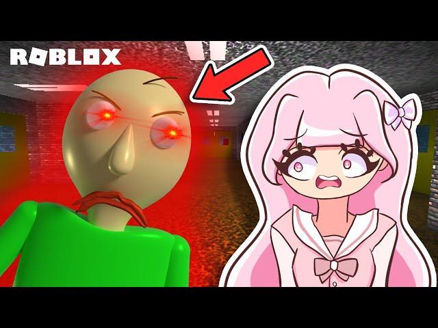 Baldi is AFTER ME... | Roblox | Escape Baldi's Basics