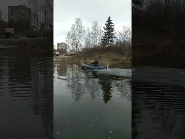 Пакрафт Пилигрим с надувным дном от компании Планета Вода #пакрафт #каяк #kayak