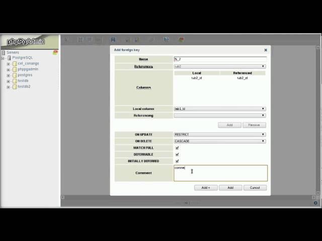 PhpPgAdmin Database Designer (watch in HD)