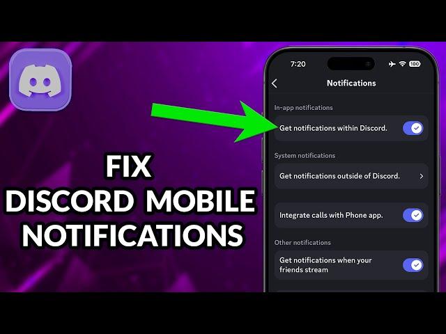 How To Fix Discord Mobile Notifications