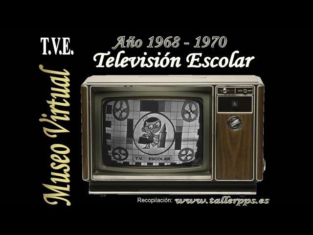 1968 1970 Televisión Escolar