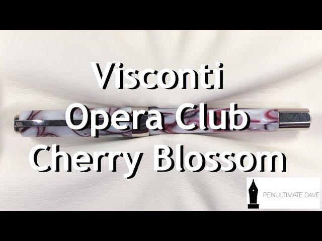 Visconti Opera Club Cherry Blossom Unboxing and Review