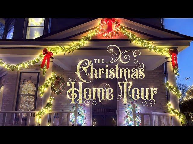 Christmas Home Tour! Christmas Decorating Ideas - Historic House Tour Vlog - Christmas Lights