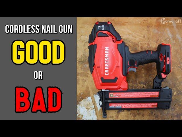 REVIEW: Craftsman V20 CORDLESS BRAD NAILER - CMCN618C1