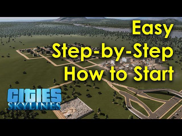 Beginners Guide To How To Start in 2024 (Cities Skylines for New Players)