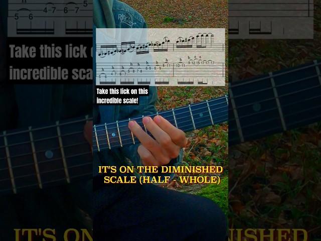 Lick on diminished scale #jazzguitar #guitar #guitarist #lick