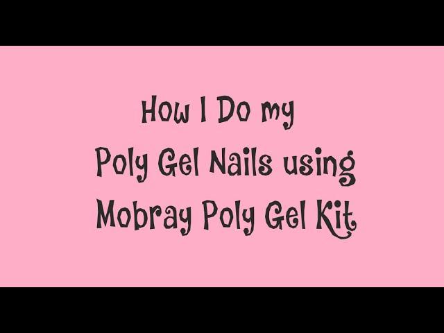 How I Do my own Nails with Mobray Gel Kit  #tutorials #DIY #nailtutorial #polygel