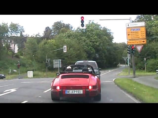 Driving in Olpe, Germany - the surrounding landscape (HD)