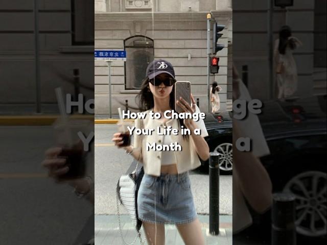 how to change your life in a month ⭐️ #howtochangeyourlife #habits #glowup #atomichabits #tipzzcore
