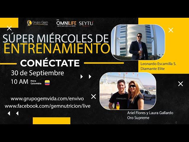 Actitud para superar la CRISIS Entrenamiento OMNILIFE 2020 con Ariel Flores y Laura Gallardo