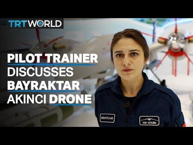 Pilot trainer discusses Türkiye’s Bayraktar Akinci drone