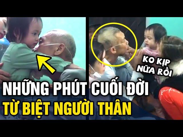 Rưng rưng clip người cha già dặn dò rồi tặng quà con cháu trước lúc đi xa