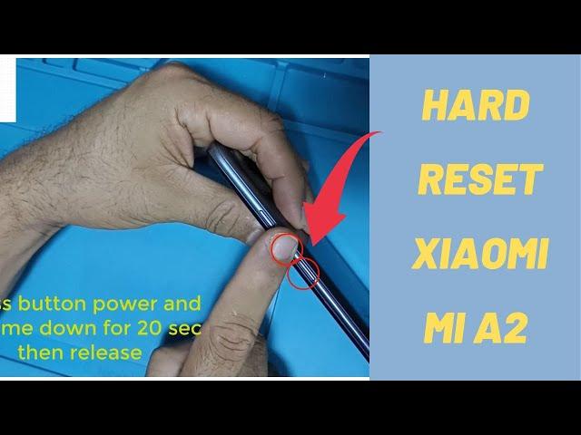 hard reset xiaomi Mi A2 / A2 lite reset password & pattern data factory reset 2025