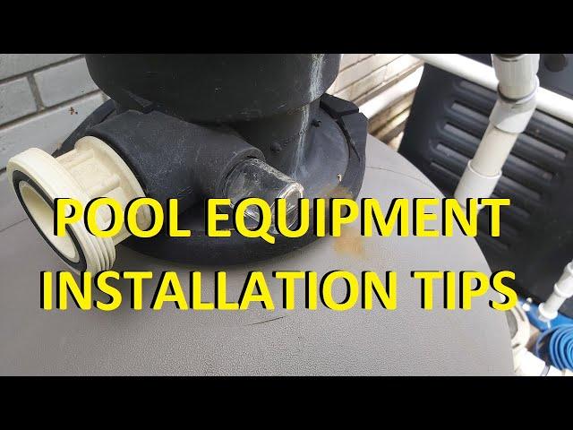 DIY Pool Equipment Installation Tips