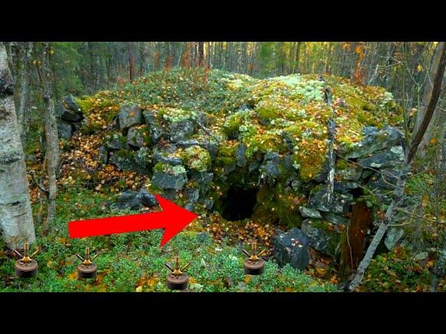 I FOUND AN UNTOUCHED WWII GERMAN DUGOUT. I CLIMB INSIDE / WWII METAL DETECTING