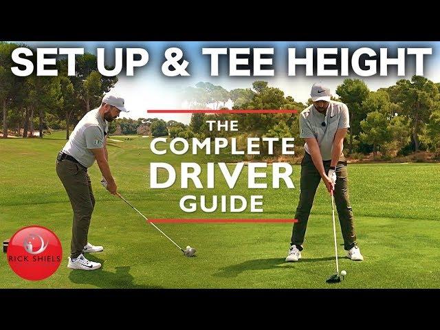 Set up and tee height for golf driver (crucial tip)