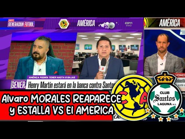  BOMBA! Alvaro MORALES REAPARECE EN TV! Reporte del AMERICA! Estalla contra JARDINE y JUGADORES